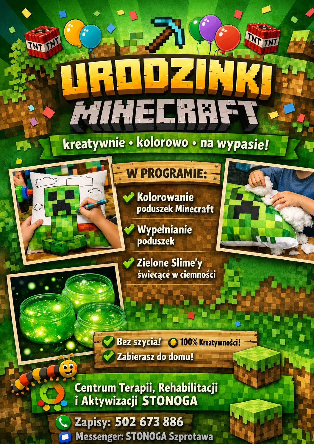 Plakat scenariusza Minecraft
