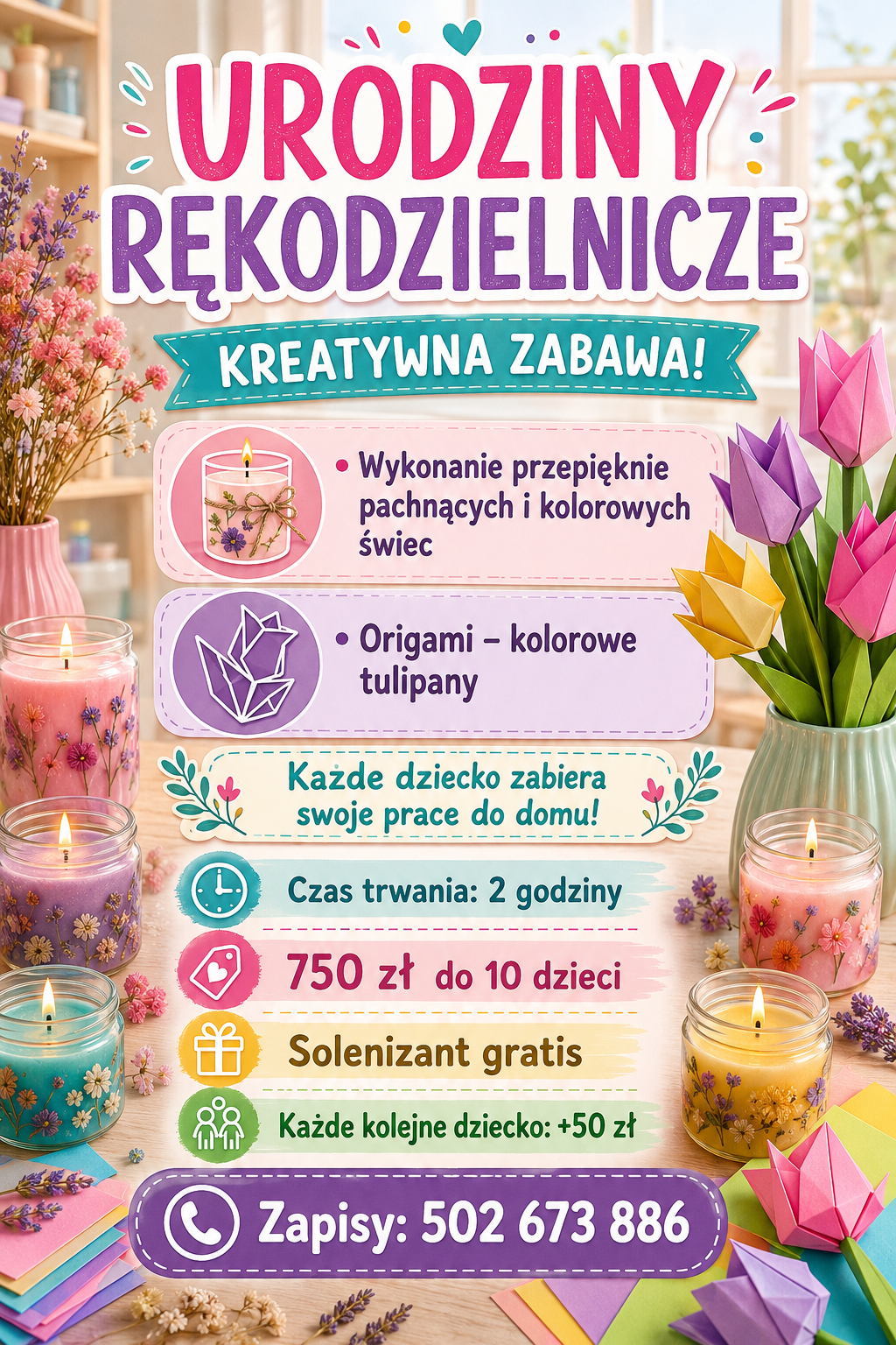 Plakat scenariusza Rękodzieło