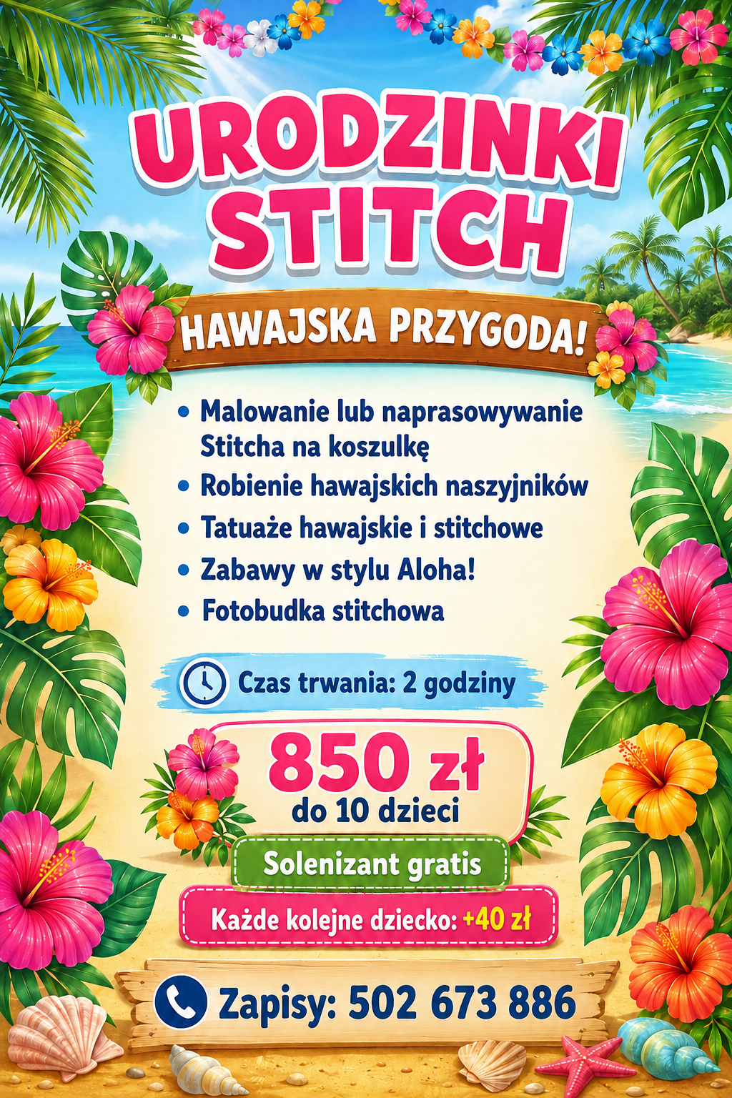 Plakat scenariusza Stitch